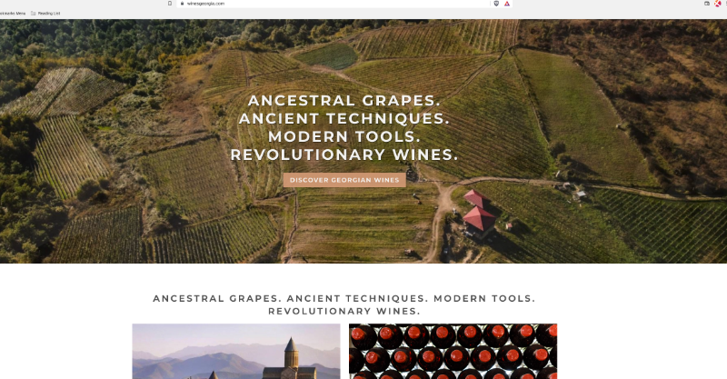 Wines Georgia Website